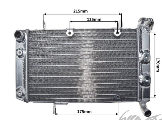 Chłodnica Cieczy Quad Suzuki Ltz 400 03-08 Kawasaki Kfx 400