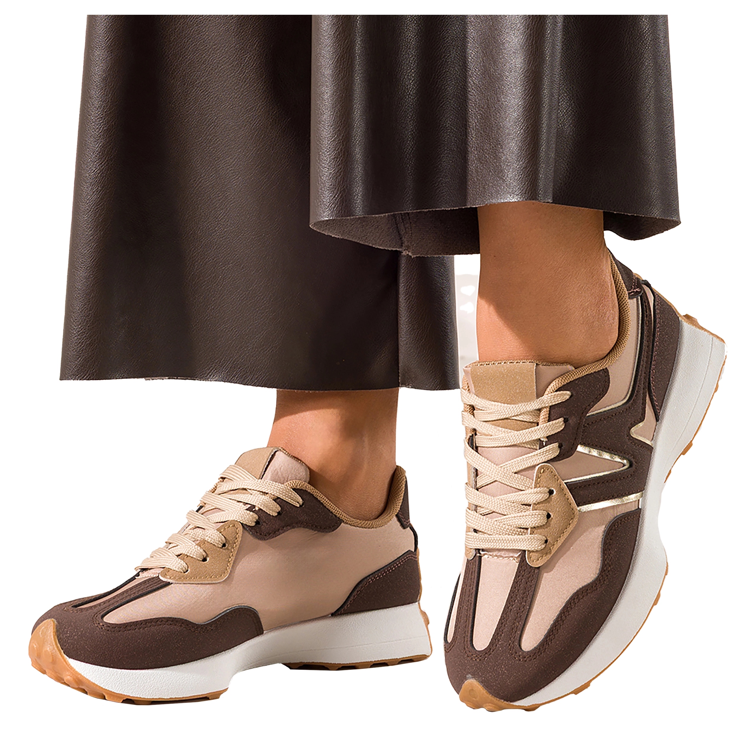 Čokoládové Tenisky Dámské sportovní boty Módní Pro Mládež Pohodlné velikost 38