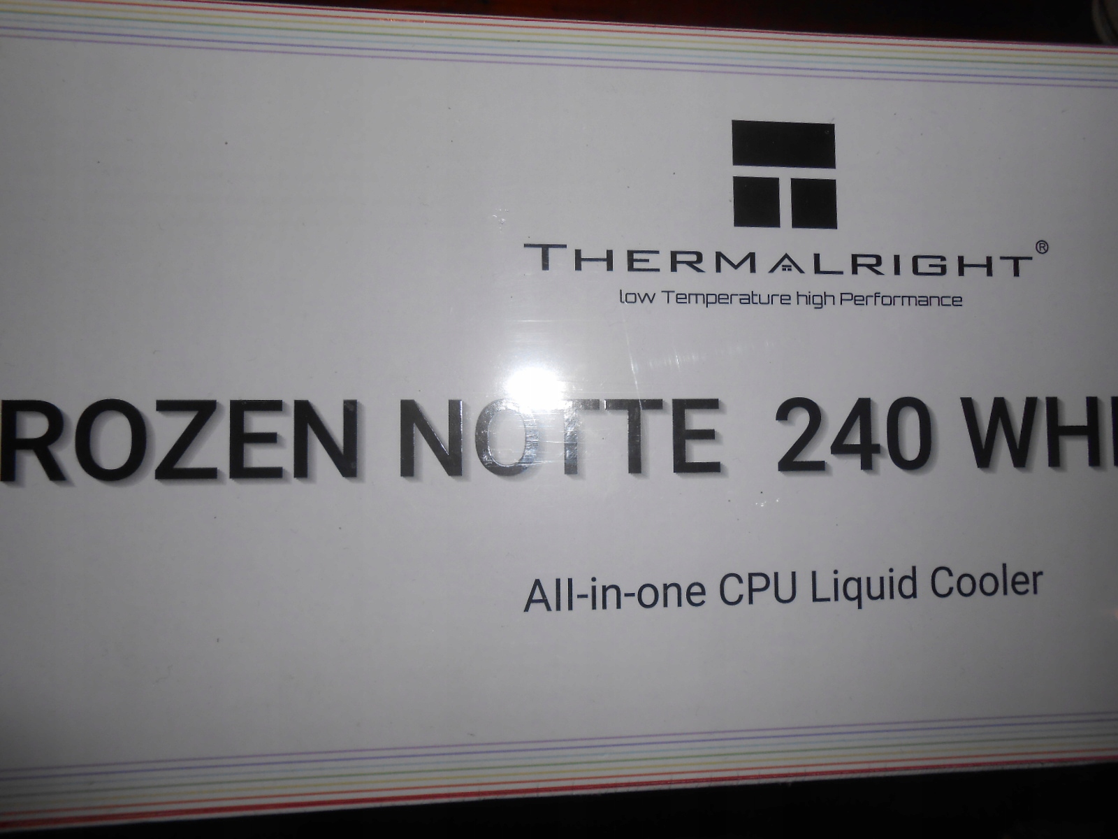 Thermalright Frozen Notte 240 White Argb chłodzenie wodne Cpu