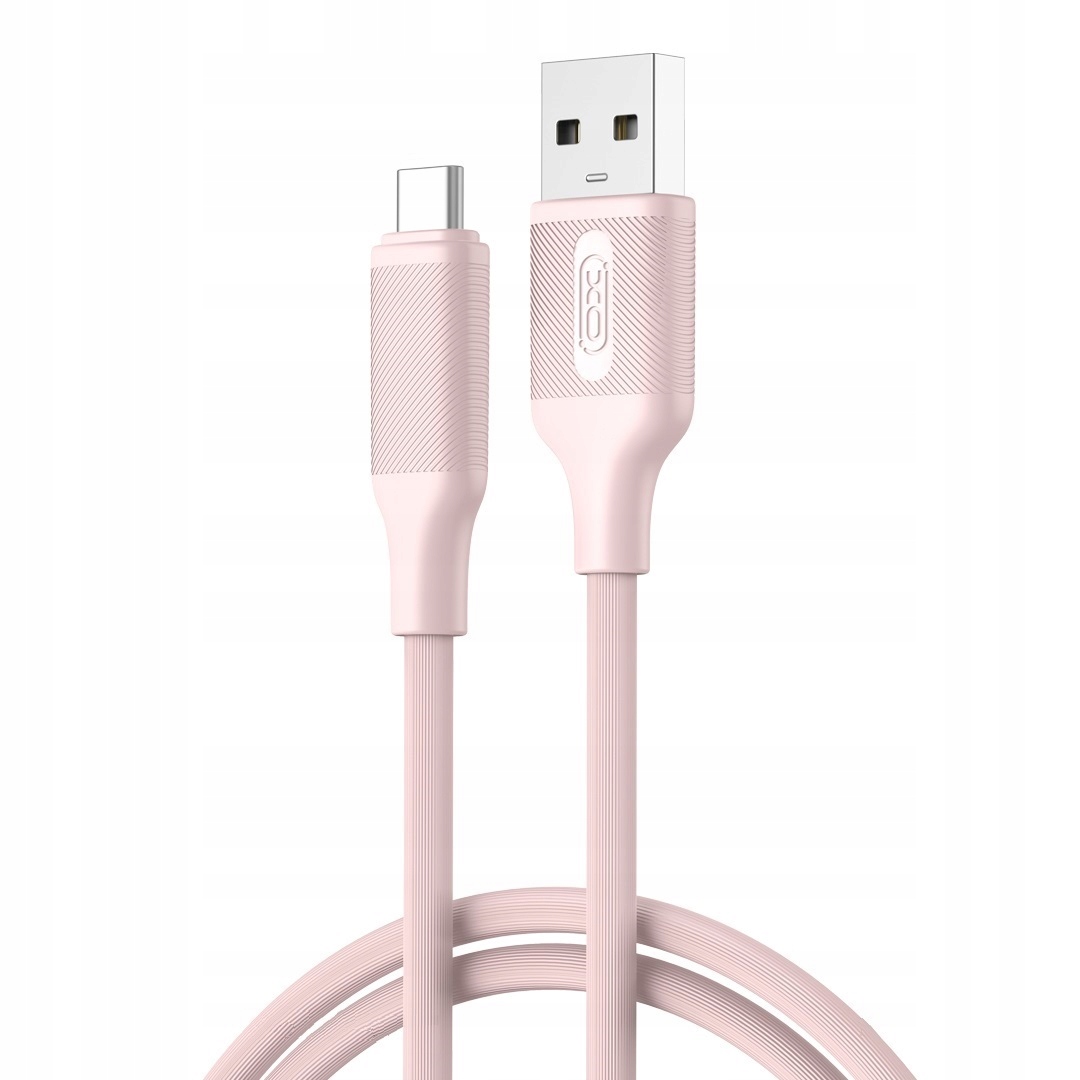 Xo kabel NB265 Usb Usb-c 1,0m 3A różowy