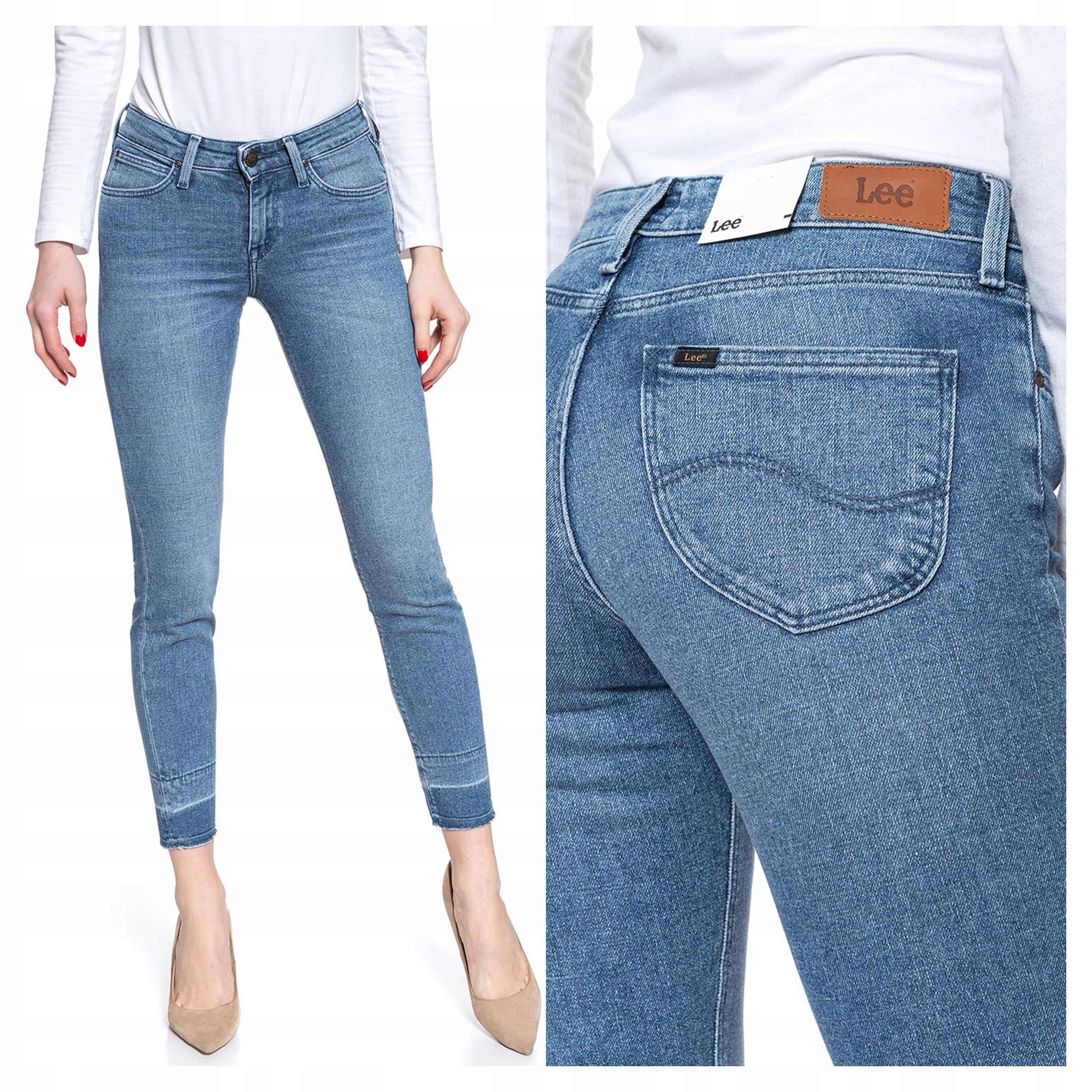 Dámské džínové kalhoty Lee Scarlett Skinny Fit Modré W30 L33