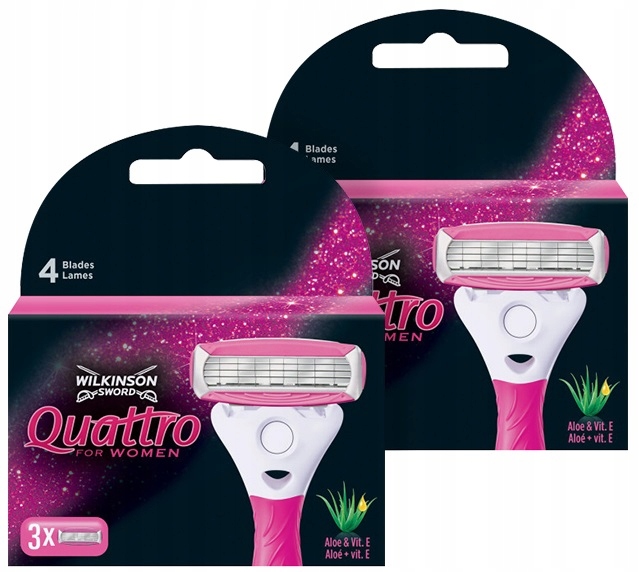 

Wilkinson Quattro for Women 3 wkłady do golenia x2