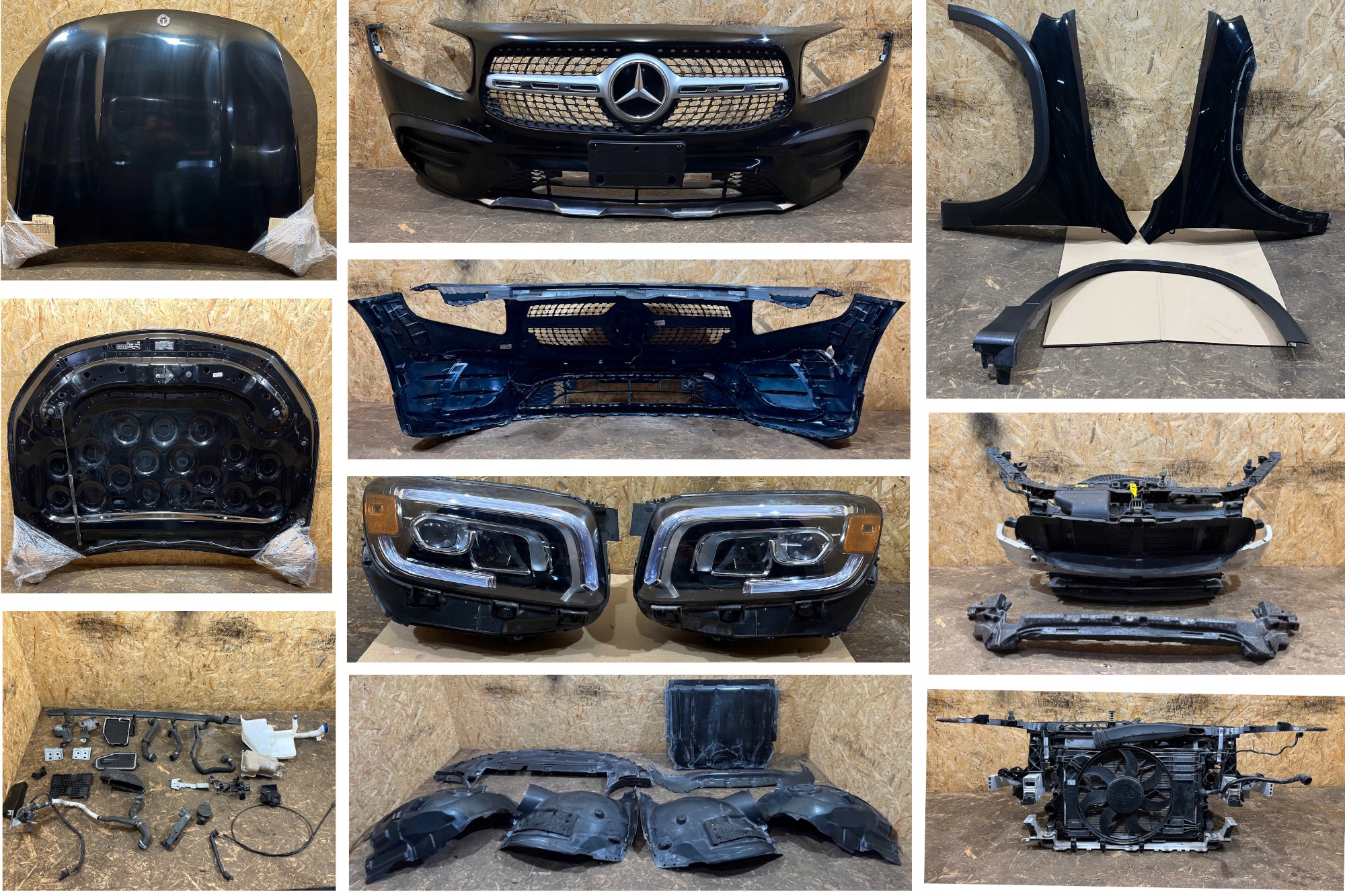 IDEALNY KPL.PRZOD MERCEDES GLB X247 AMG LED W KOLOR 696 1