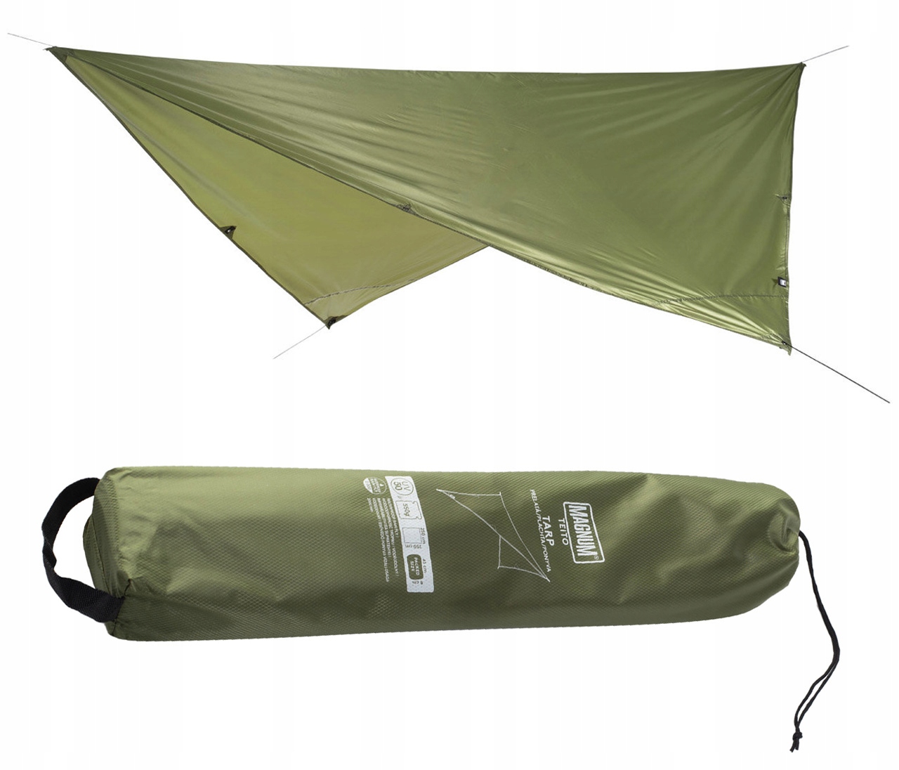 Plandeka Tarp Płachta Magnum Teito Wojskowa Olive