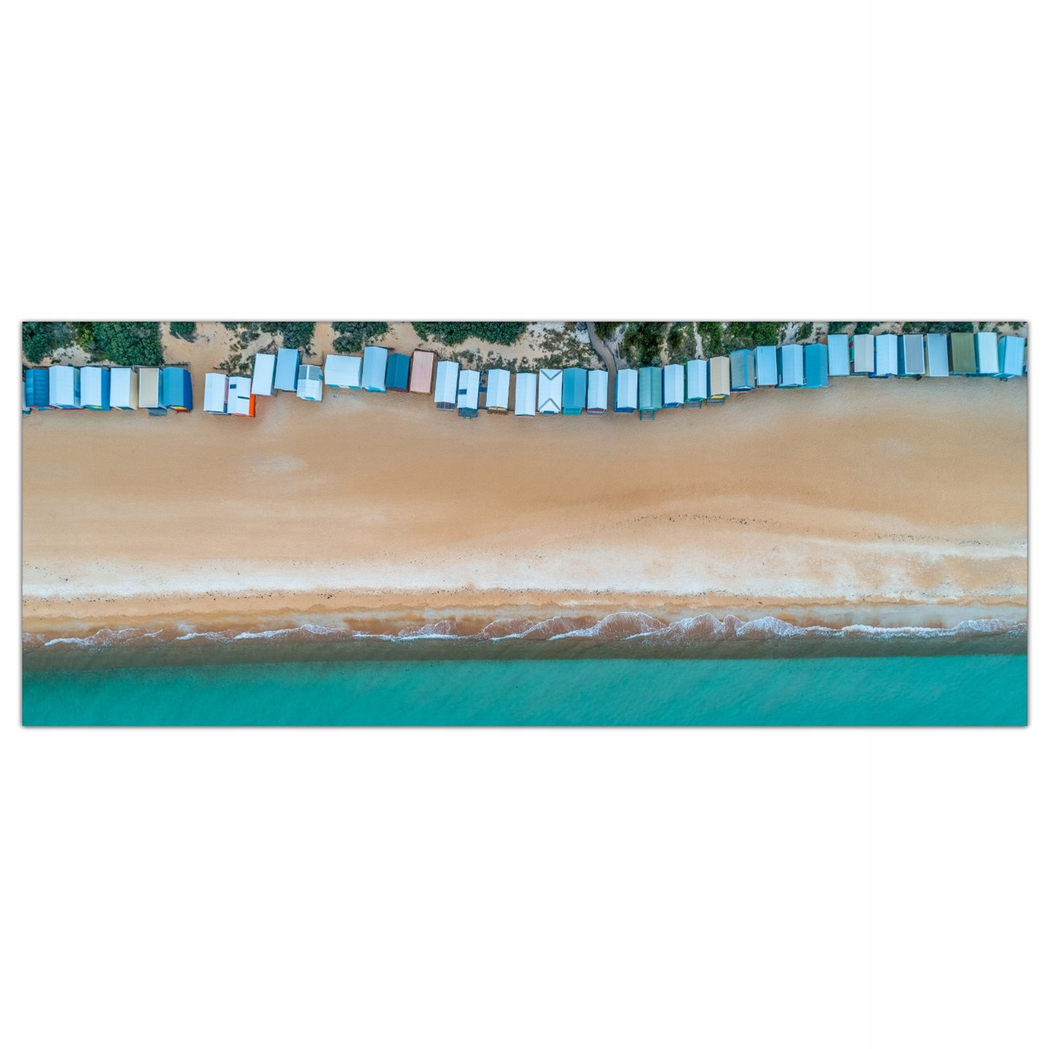

Hartowany Obraz Szklany Ocean Plaża Piasek 125x50