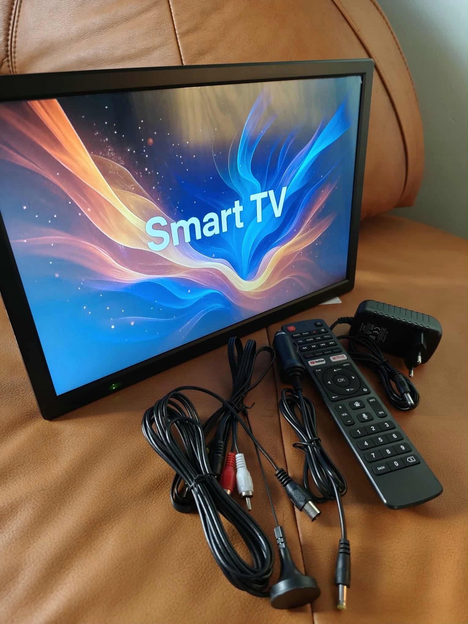 Smart Tv DVB16T YouTube Netflix Google Tv H.265 Hevc 15,4"Full Hd