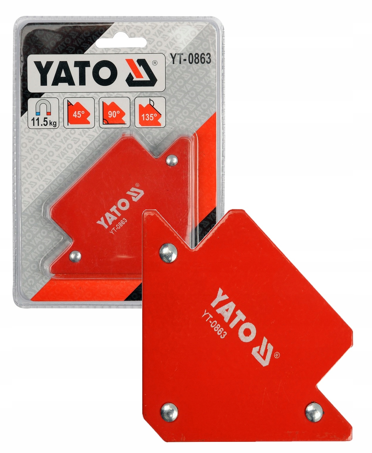 

Uchwyt Spawalniczy Magnetyczny 11,5KG Yato YT-0863
