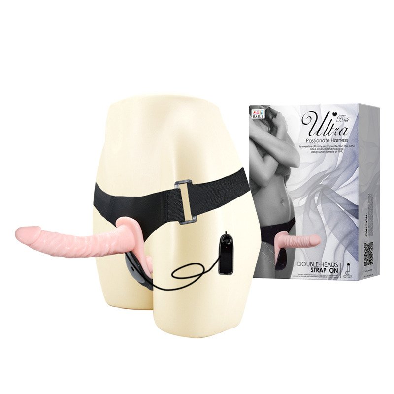 

Strap-on dla Kobiet z Wibracją Podwójna Stymulacja