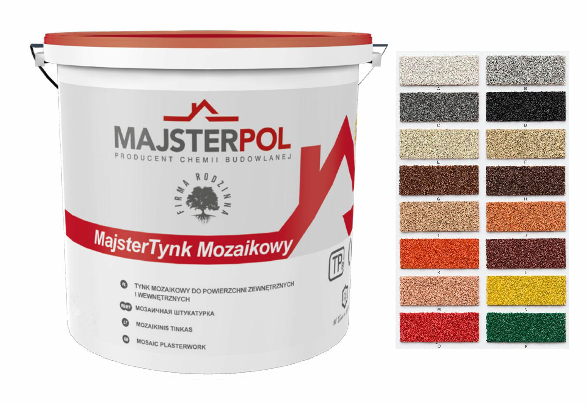 

Majsterpol Tynk Mozaikowy zewnątrz wewnątrz 12,5kg