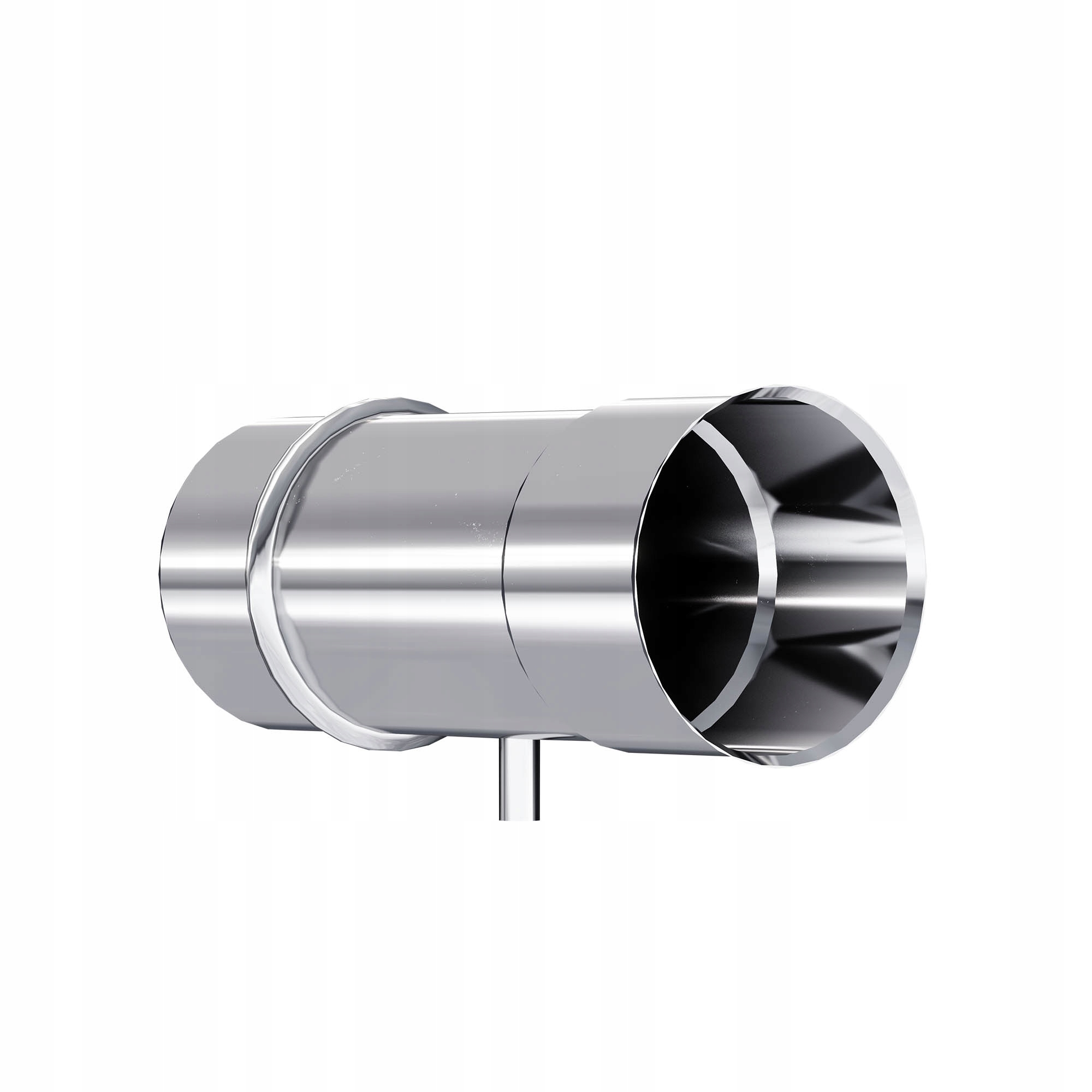 Ks Trubka kyselinovzdorná s měřícím hrdlem 160 mm 0,8 mm 0,25 m komín
