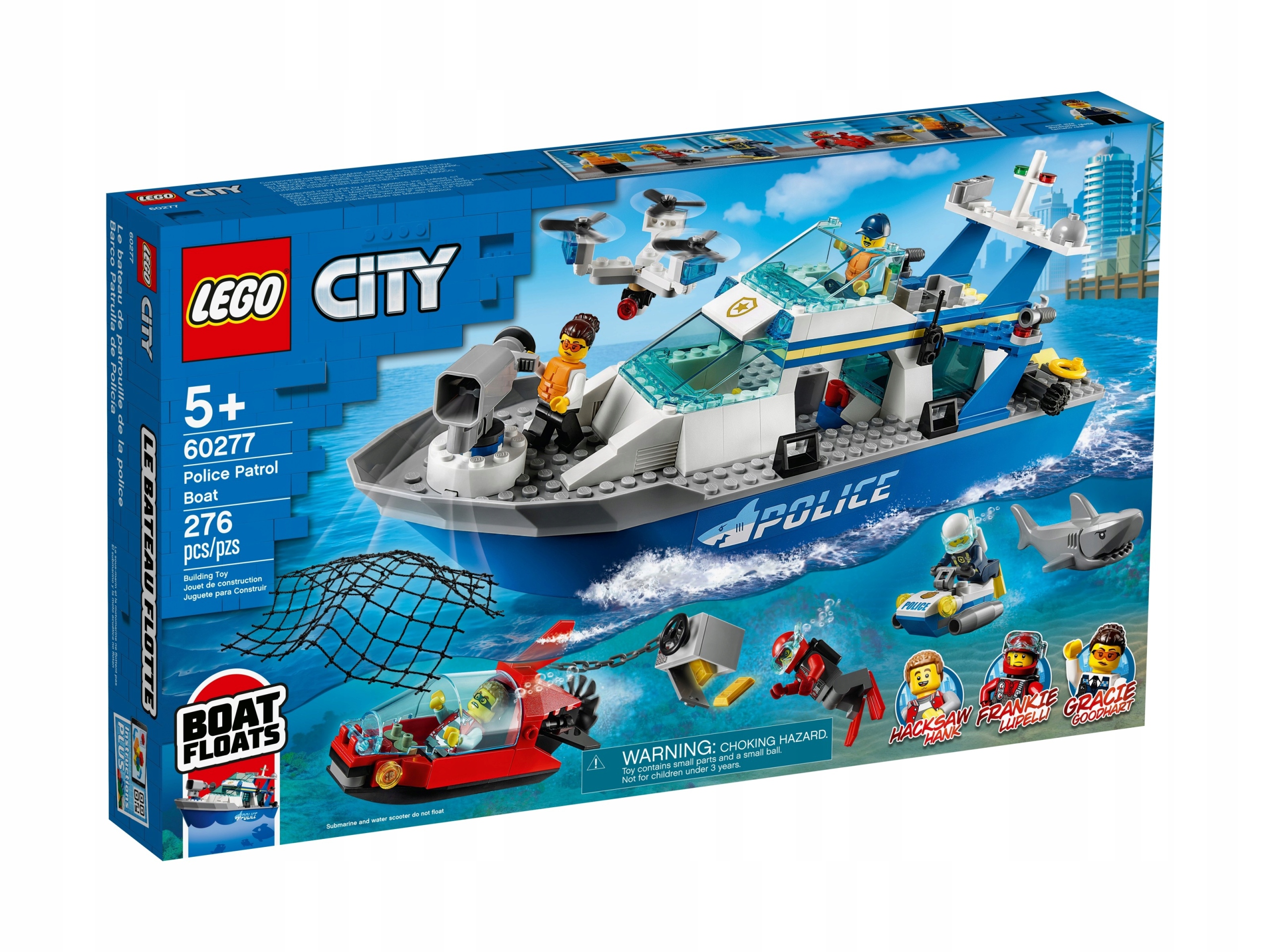 Lego City 60277 Policejní loď Nové