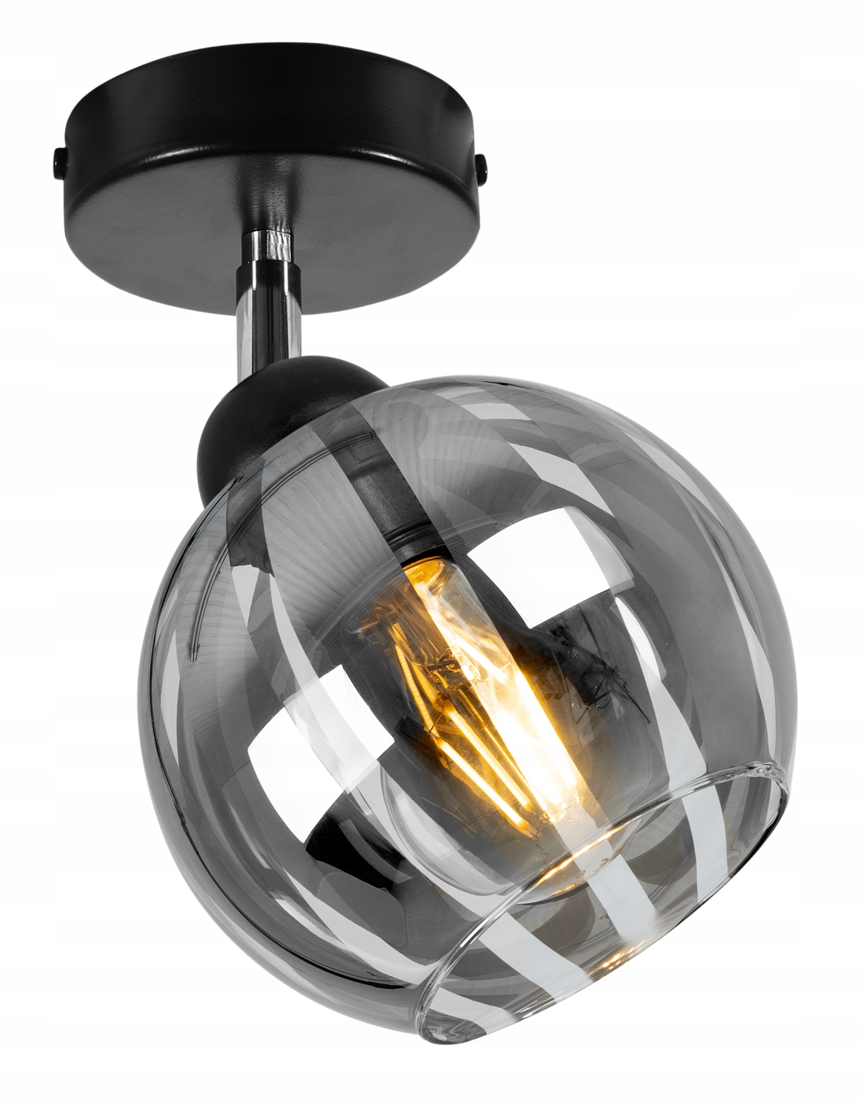 

Lampa Sufitowa Chrom Klosz Kula Led