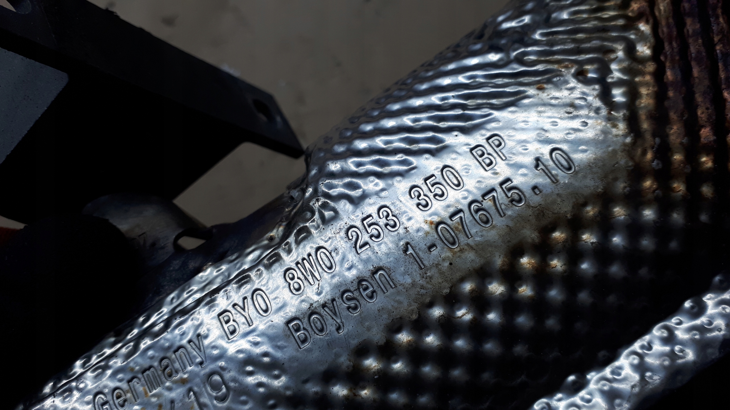 A4 B9 LIFT pipe exhaust net 2.0 TDI DEZ A5 8W