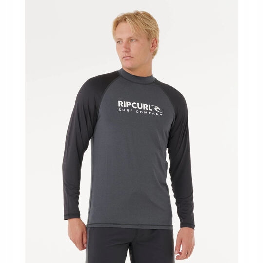 lycra Rip Curl Shock Upf Ls Black Marle Velikost oblečení: S