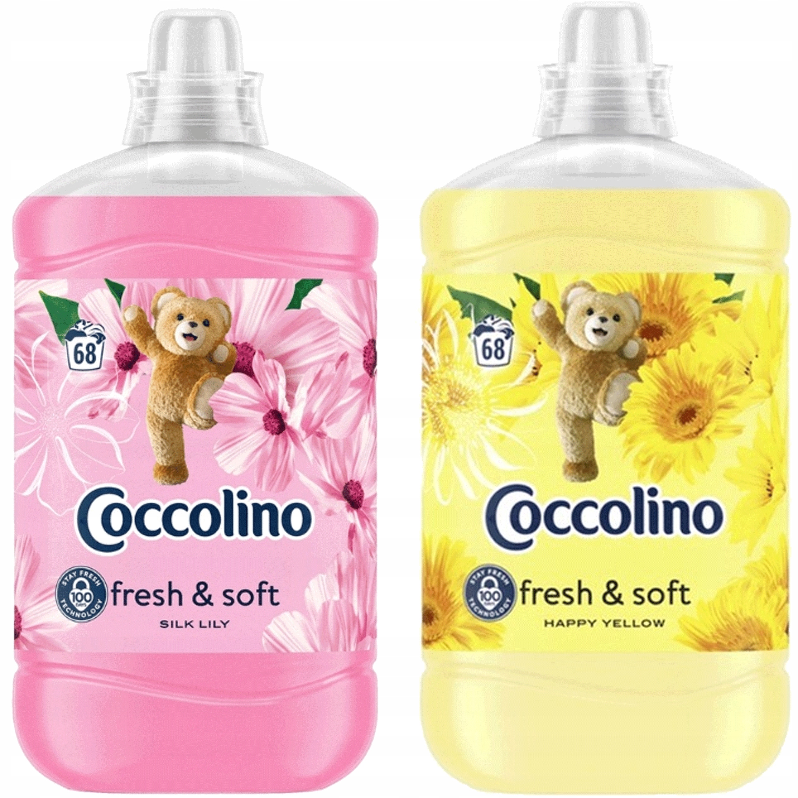 Sada Coccolino Creations Silk Lily & Happy Yellow 1,7l x2 MIX 3,4l