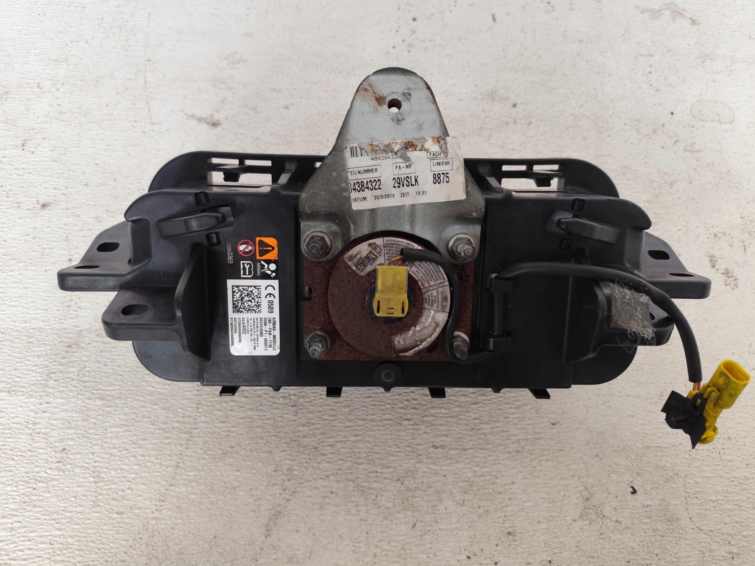 OPEL INSIGNIA B 2019 airbag airbag spolujezdce