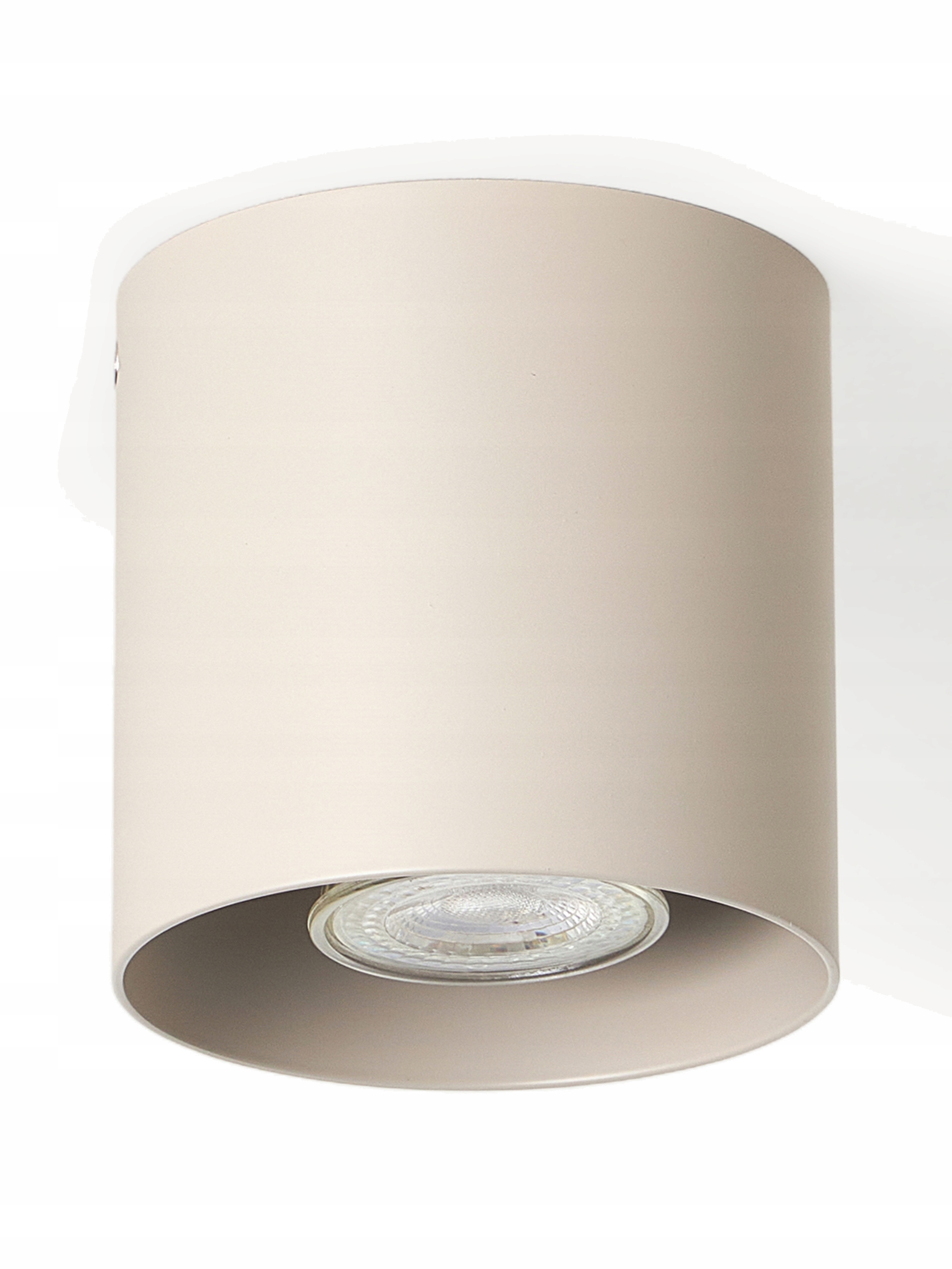 Spot sufitowy Roda 10x10cm jasny beż