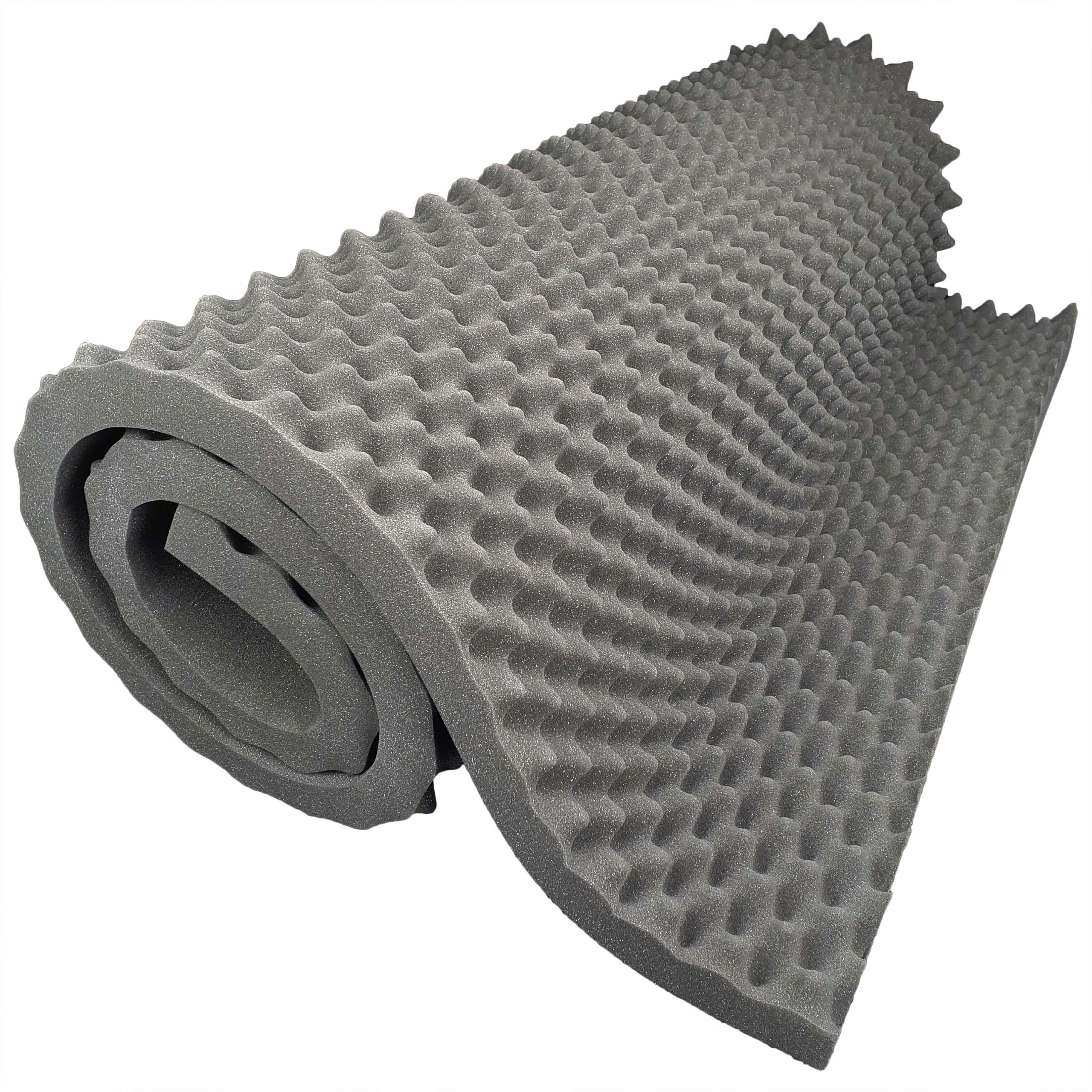 Akustická pěna Falista list 200 x 100 x 5 cm Odhlučňovací podložka 2 m2