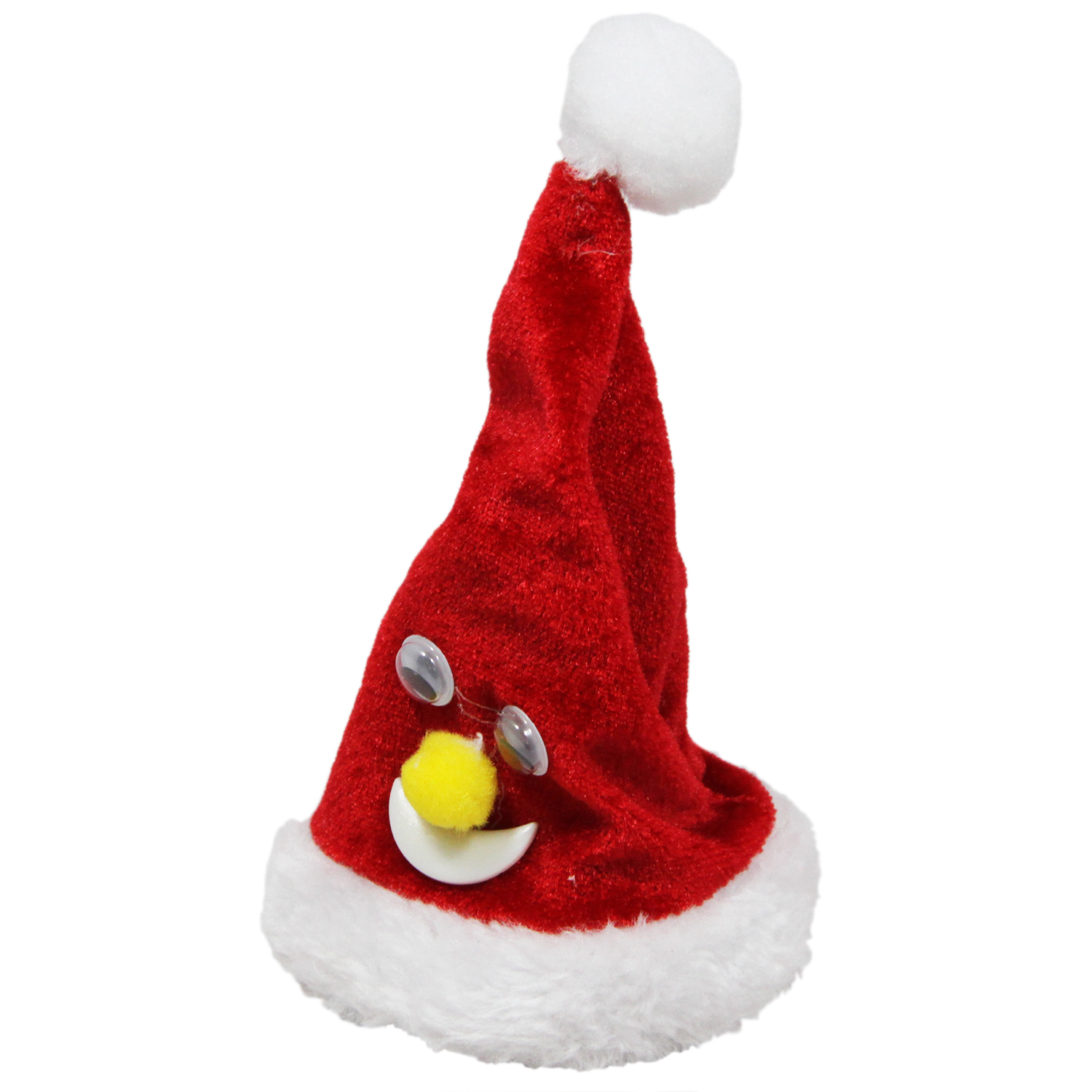 INTERAKTYWNA WESOŁA ŚPIEWAJĄCA TAŃCZĄCA CZAPKA BOŻE NARODZENIE PREZENT Motyw mikołaj