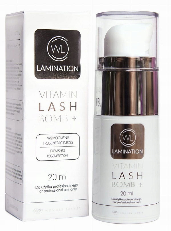 vitamin lash bomb Emulsja odżywcza do laminacji brwi i rzęs Wonder Lashes