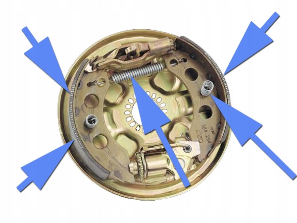 Zestaw szczek hamulcowych AL KO 200x50 oryginal Brand AL KO