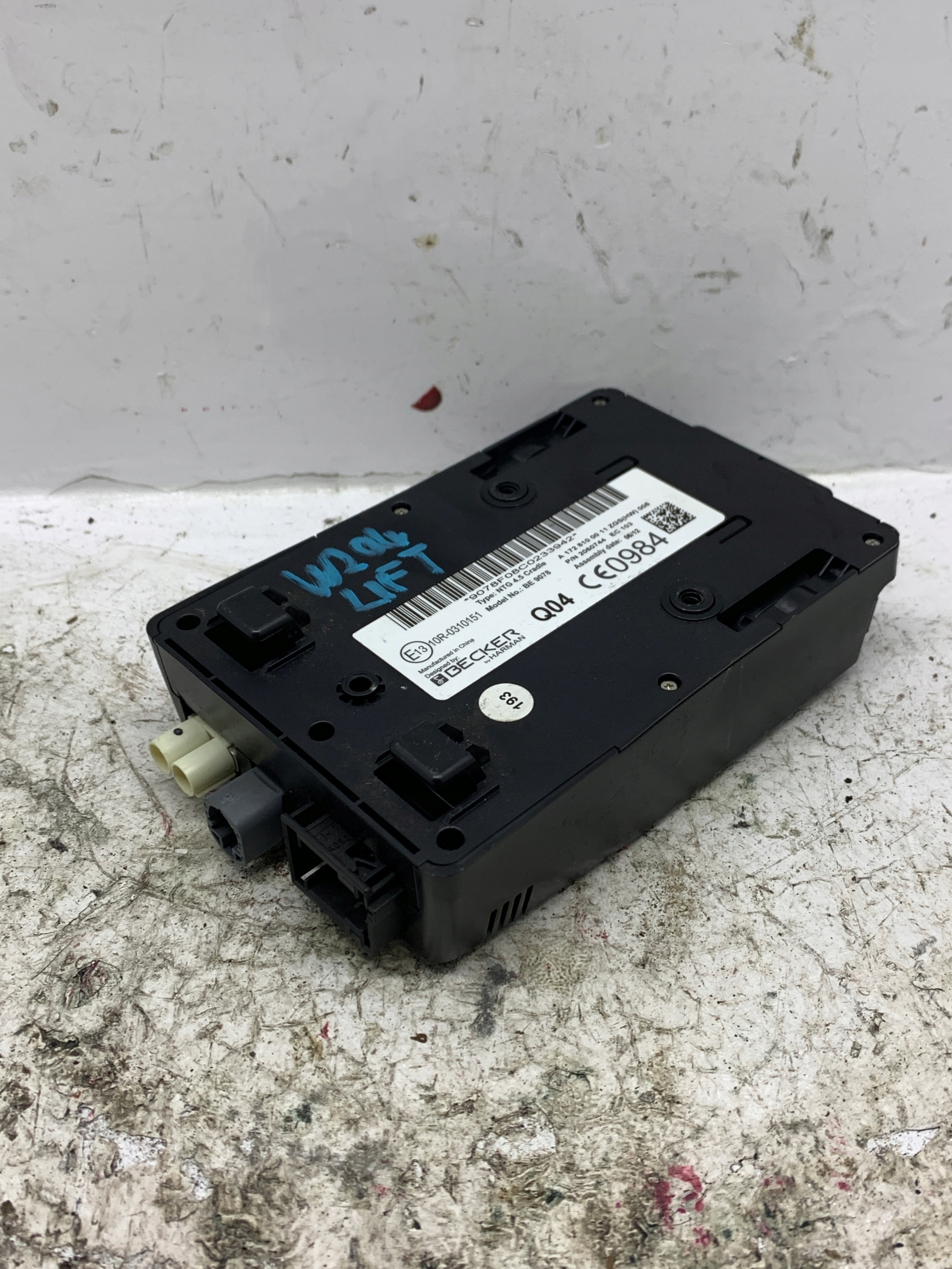 module control unit navigation devices GPS A1728100011 MERCEDES W204 COUPE LIFT (11-14)