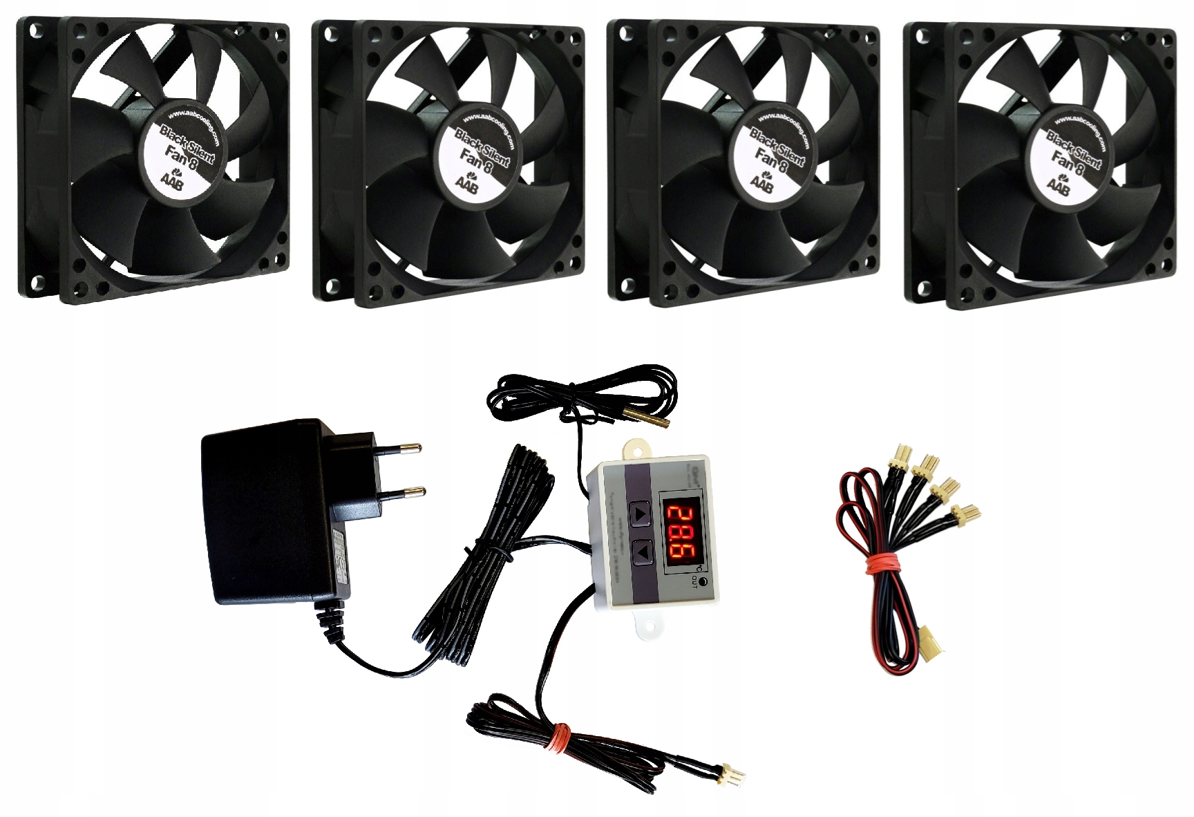 Ventilátory pod radiátor s automatickou regulací spínací teploty za ...