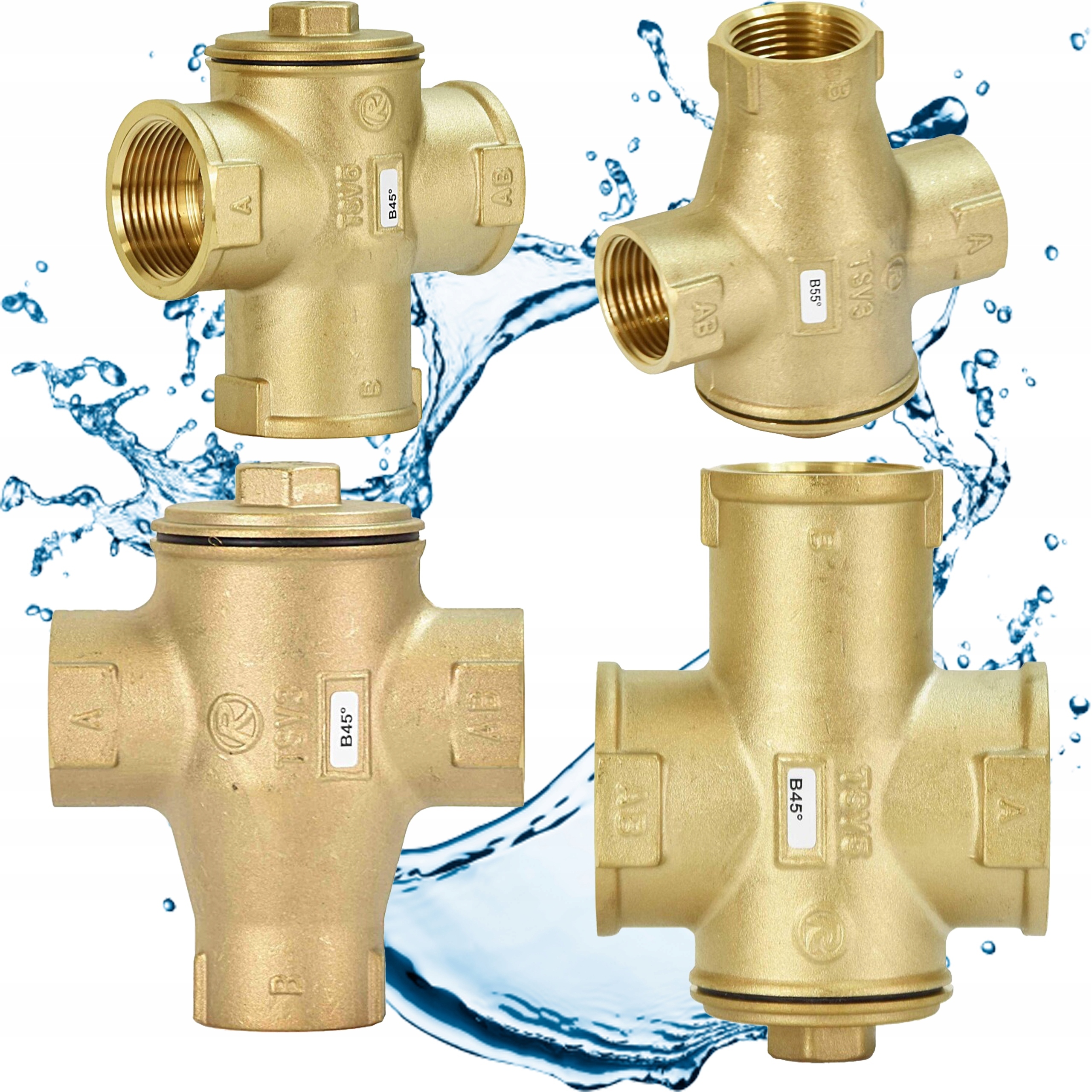 Termostatyczny zawór powrotu mieszający Ibo MIX Tvr 25/55 Ibo