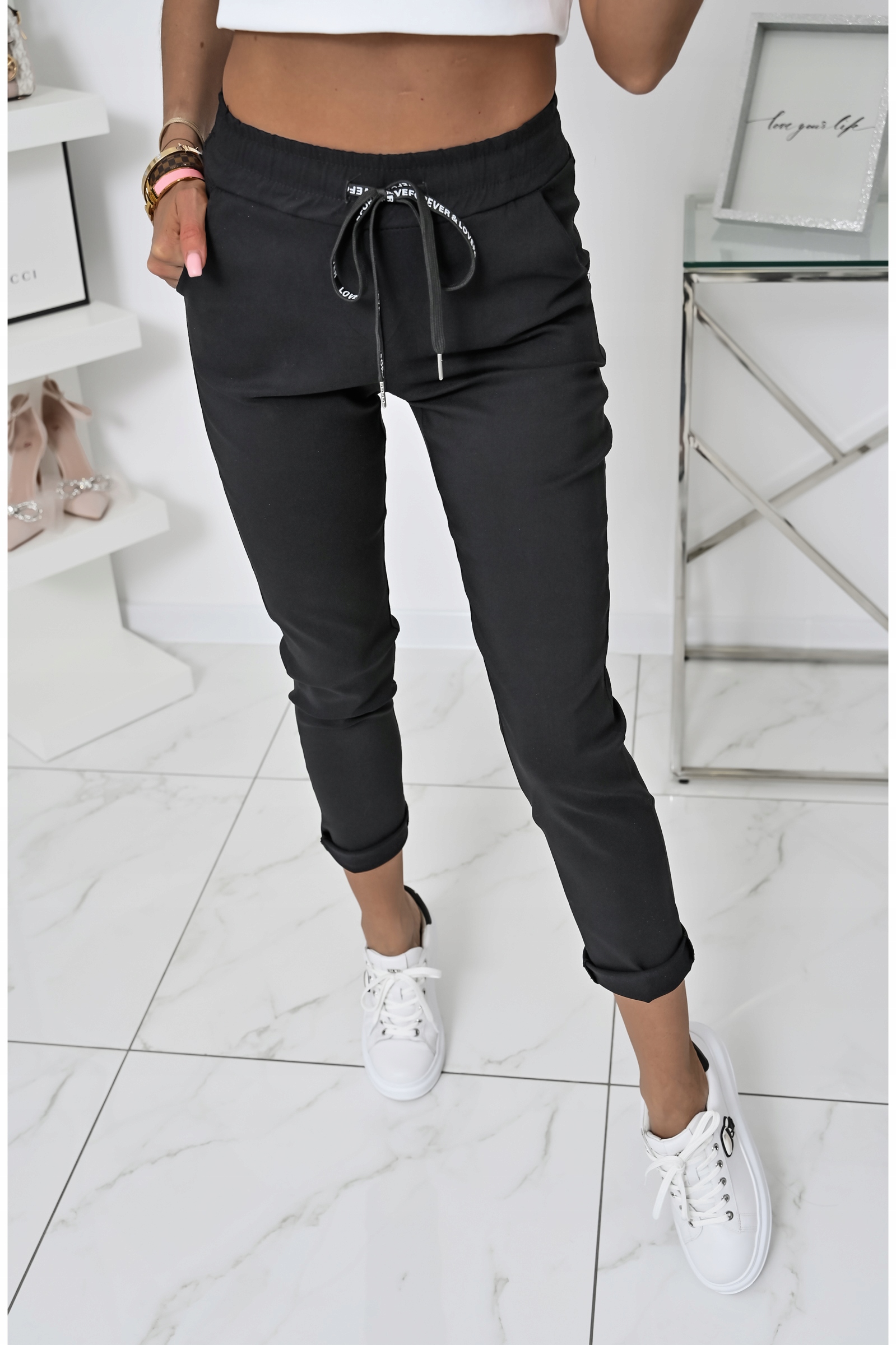 ELASTYCZNE WIOSENNE CYGARETKI JUNIORE! WZ.1 XXL Stan (wysokość w pasie) średni