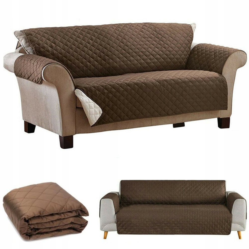 POKROWIEC NA KANAPĘ NARZUTA DWUSTRONNA OCHRANIACZ PIKOWANA Szerokość produktu 165 cm