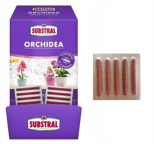 

Nawóz do orchidei storczyka Substral pałeczki 5szt