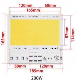 200W 230V DIODA LED COB FULL SPECTRUM DO UPRAWY Kod producenta Brak