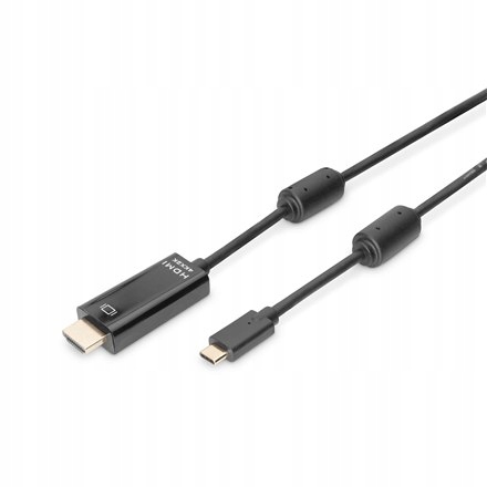 Przejściówka Digitus USB Type-C, Type-C do HDMI AM