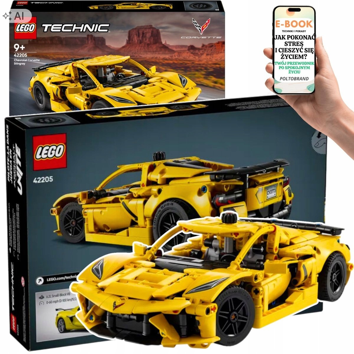 Lego Technic Marzeń Corvette Samochód Dla Dziecka EBOOK-1