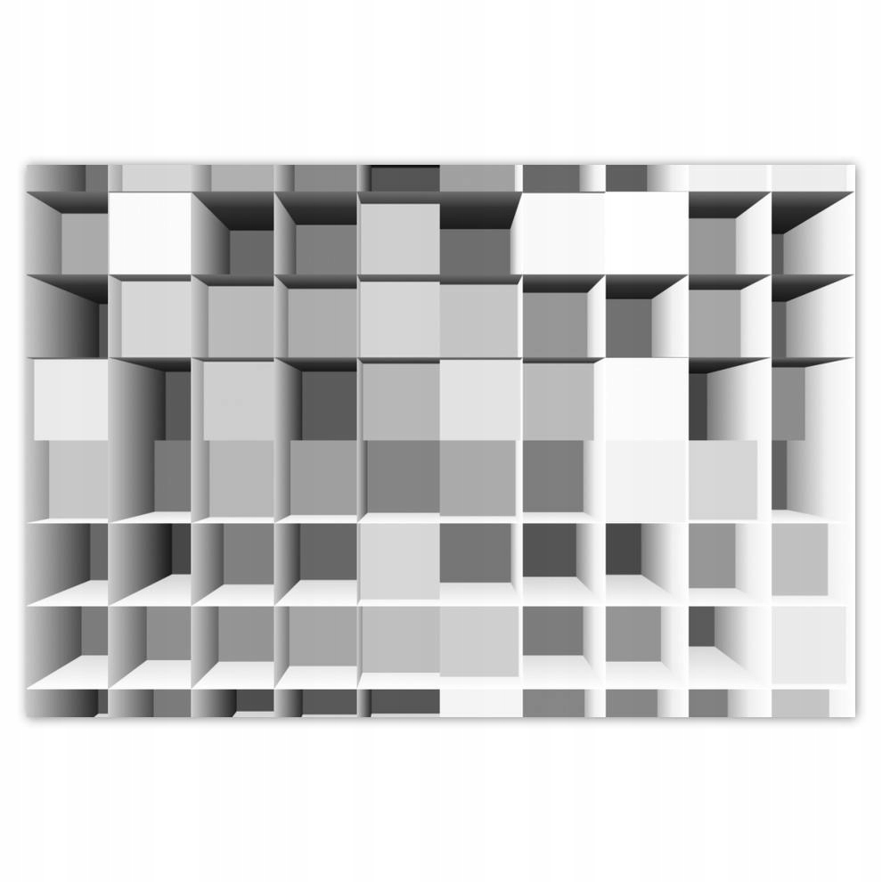 

Plakat 93x62 Iluzja optyczna Kostki 3D