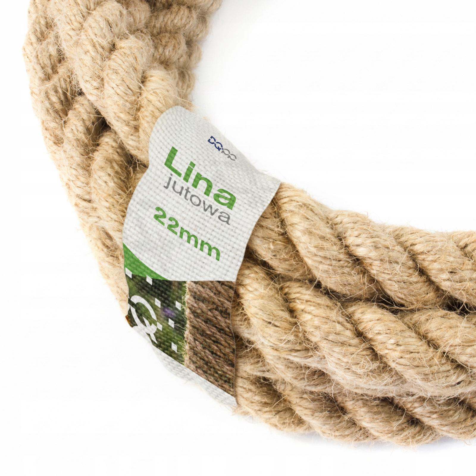 Lina Jutová Lodní šňůra Dekorativní rustikální odolná Juta 22 mm 30 m