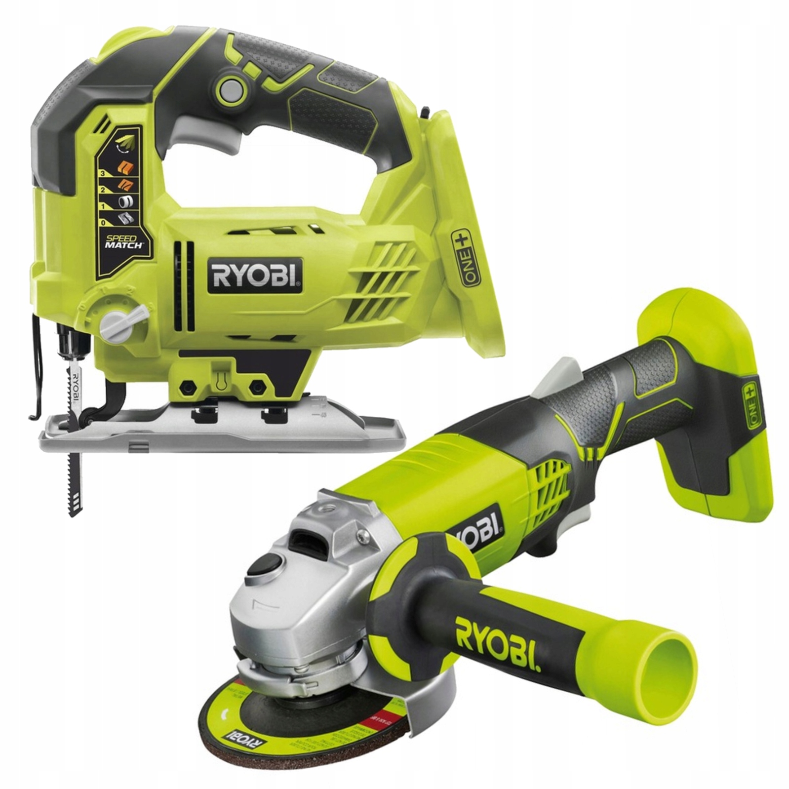 Sada Nářadí Ryobi 18V Úhlová Bruska Ryobi Přímočí Pila 18V One+