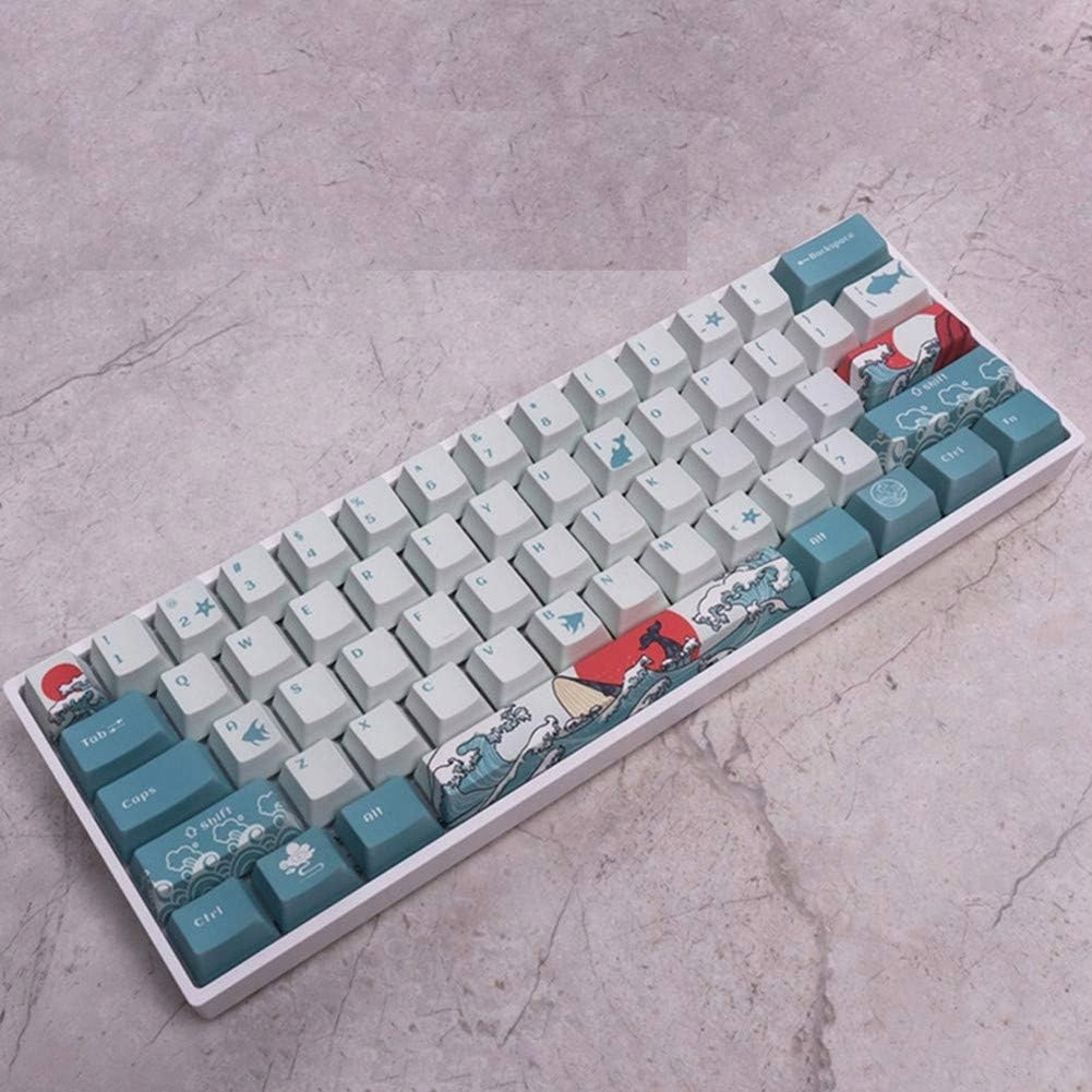 Klawiatura mechaniczna Gamingowa Rgb WK61 60% Blue Sea