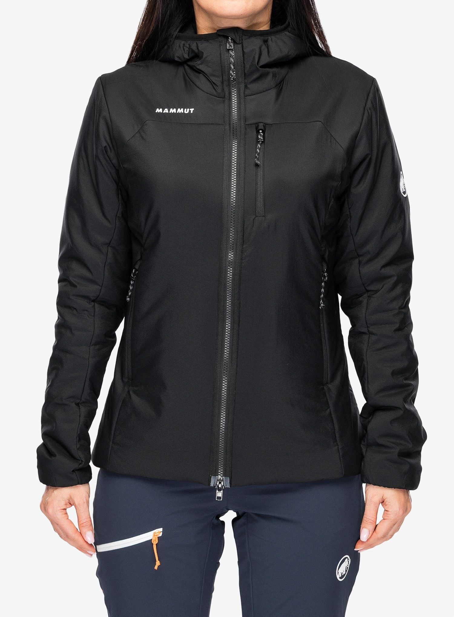 Dámská zateplená bunda Mammut Rime In Hooded Jacket černá/černá Xs