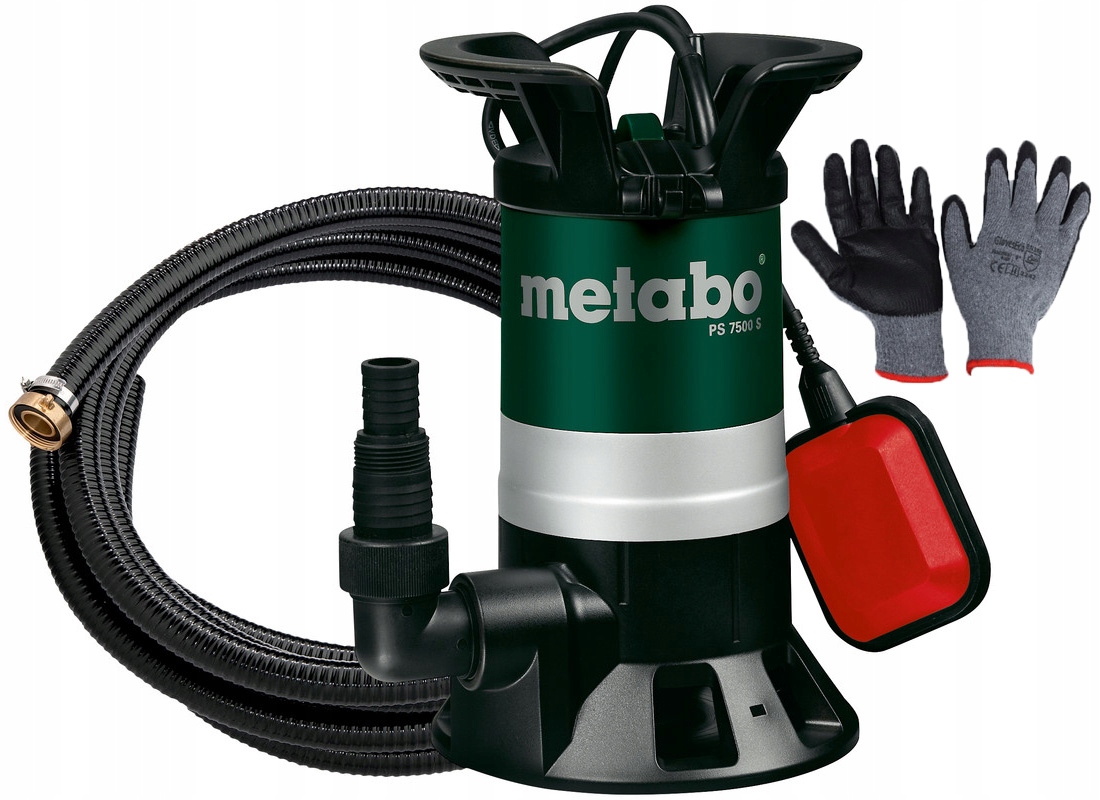 METABO PS 7500 S SET POMPA DO WODY BRUDNEJ +ODPŁYW