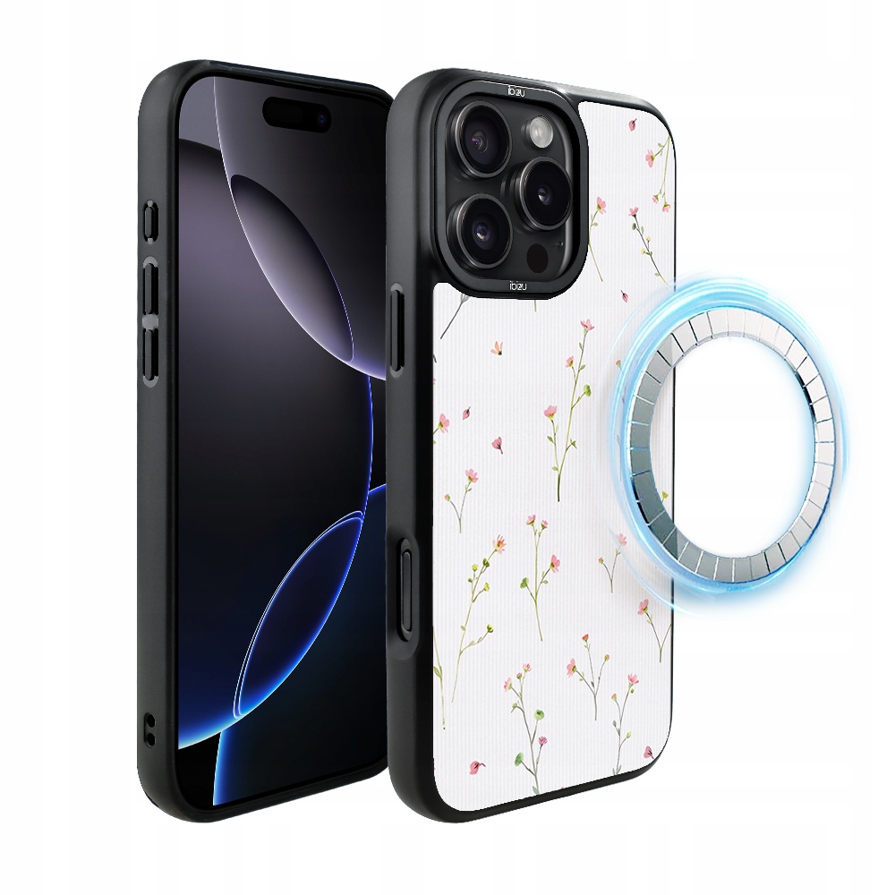 Pouzdro pro iPhone 16 Pro Max Ibizu DropGuard Matt s MagSafe, polní fantazie