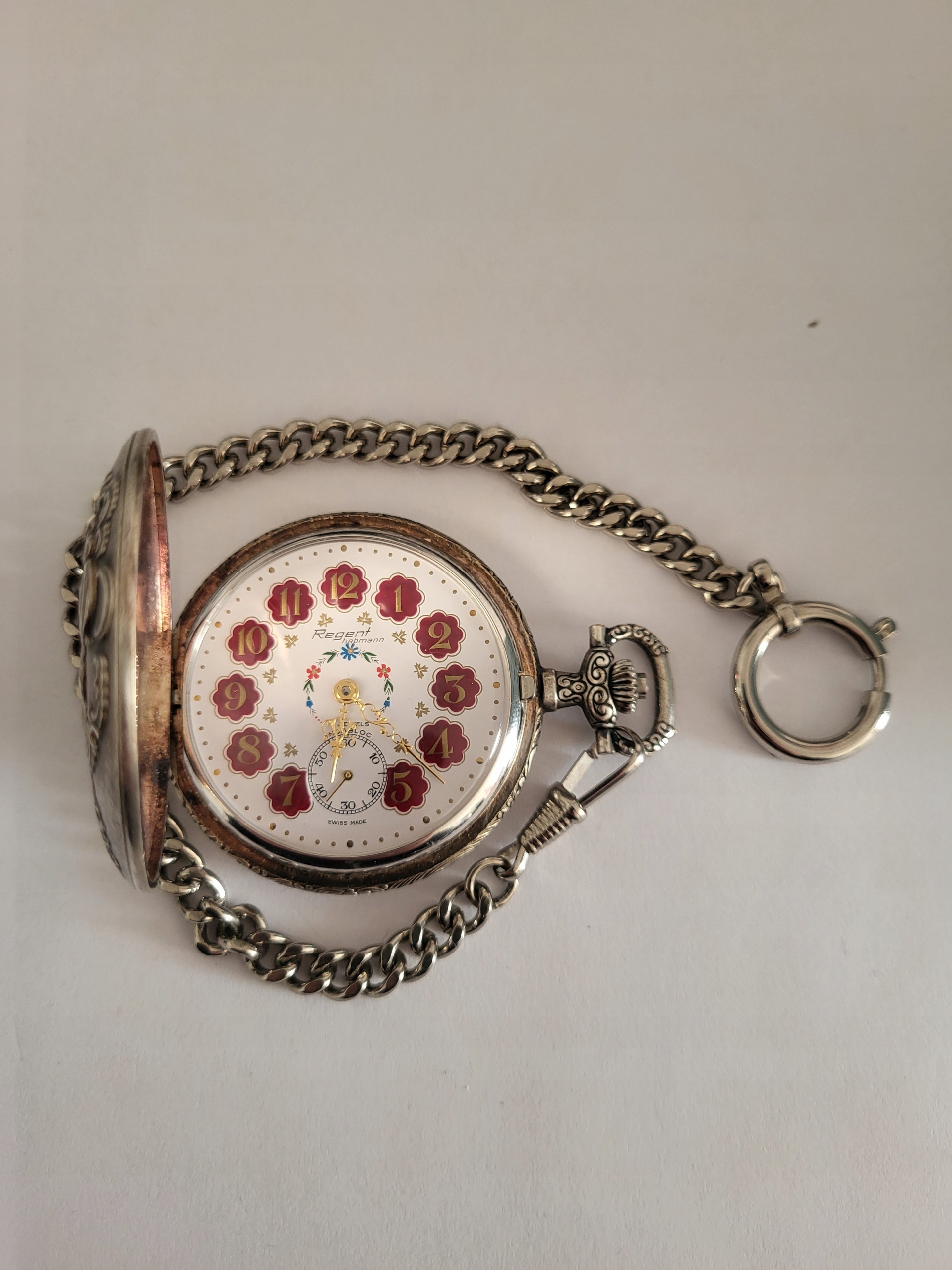 Zegarek Kieszonkowy Regent Habmann 17 Jewels