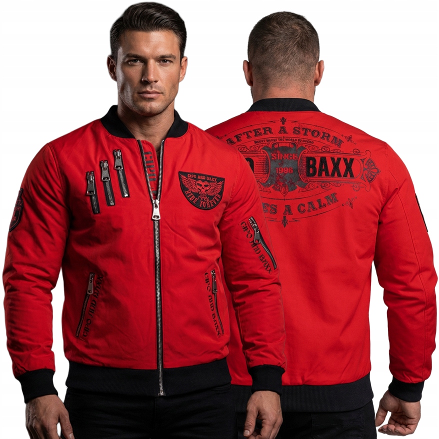 Bunda Cipo Baxx Přechodka Zámky Ride Forever Nálepky