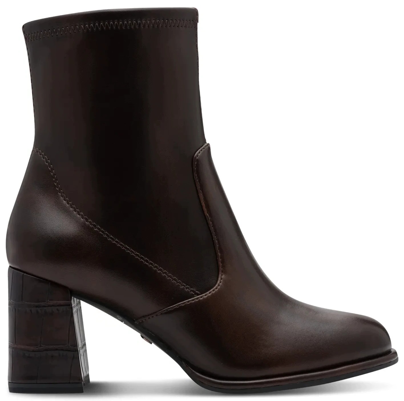 Tamaris dámské kotníkové boty na vysokém podpatku, elegantní, hnědé, stylové, velikost 37