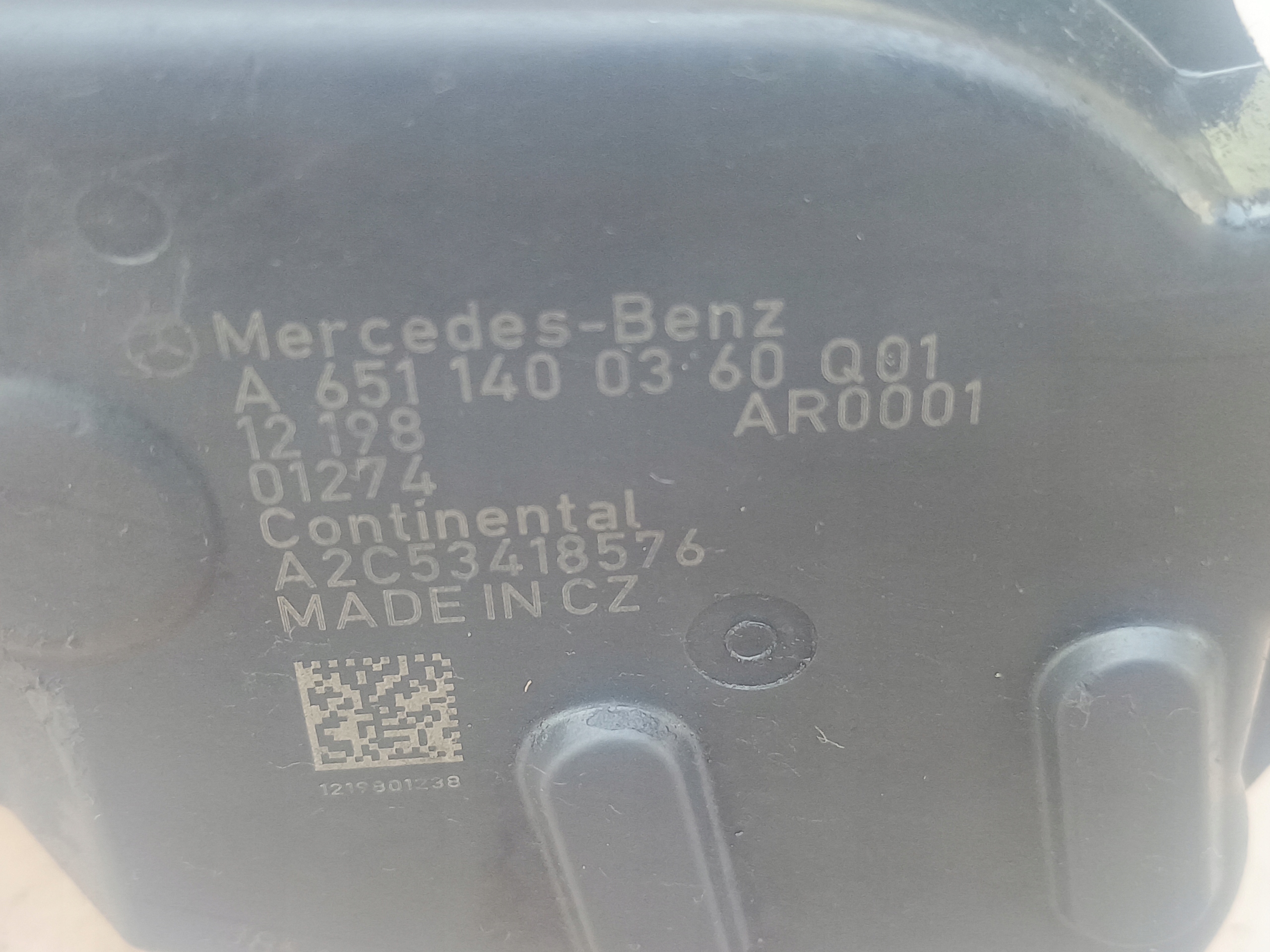 AGR-Ventil A6511400360 MERCEDES 2,2 CDI