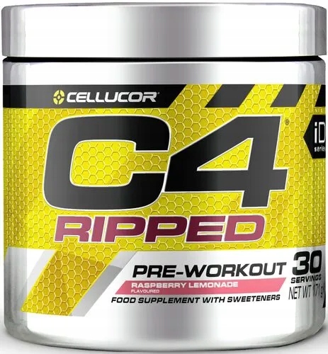 Cellucor Předtréninkový prášek C4 Ripped Raspberry Lemonade 192 g