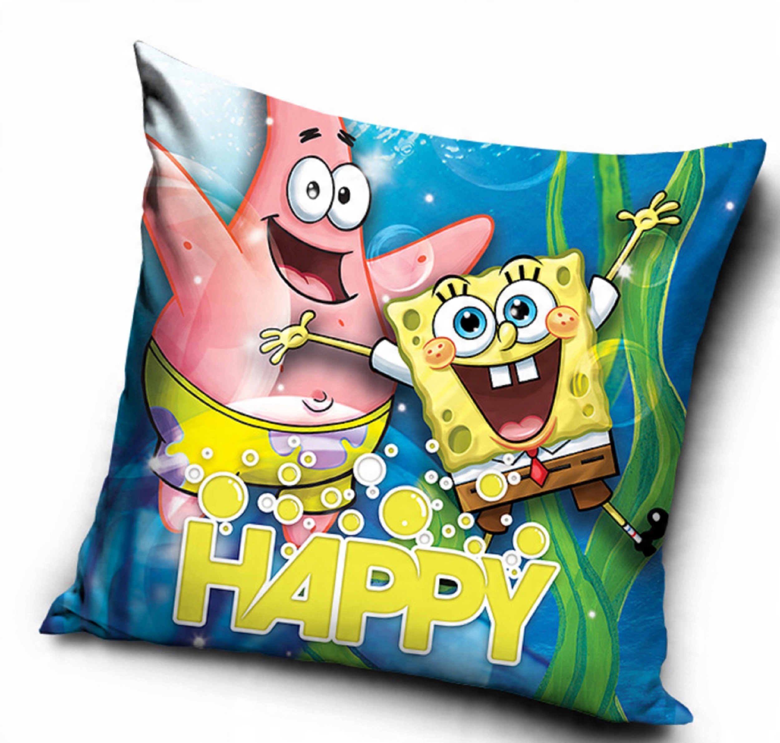 

poszewka na jasiek 40x40 SpongeBob Patryk