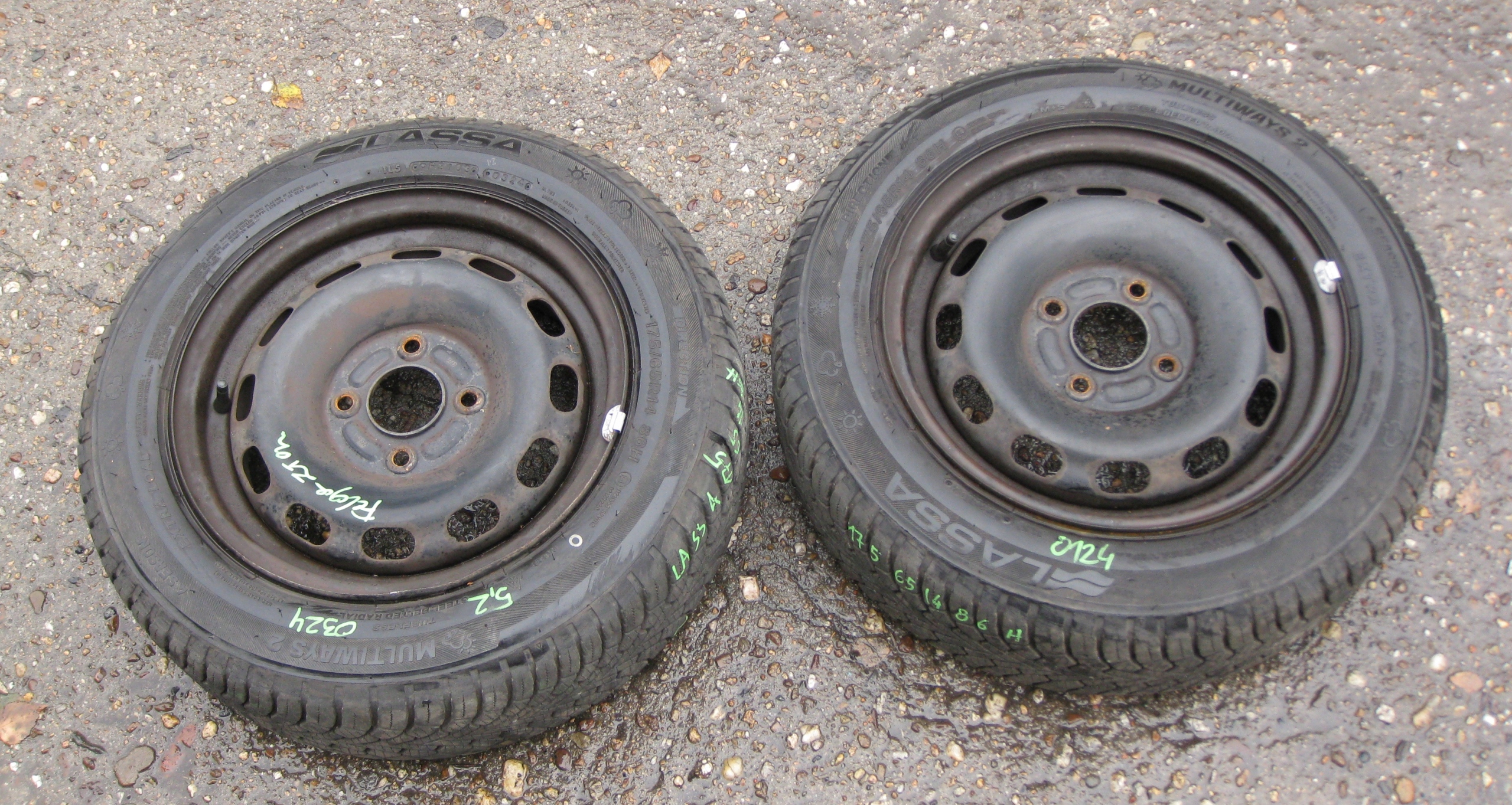 2 X gomma CALOROCZNA LASSA MULTIWAYS 2 175/65R14 24R