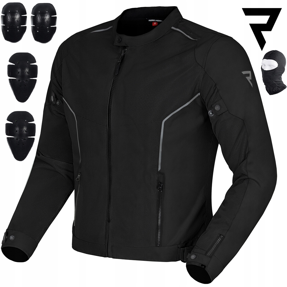 Motocyklová Bunda Rebelhorn Wave Ce Textilná Letná Pánska Darčeky