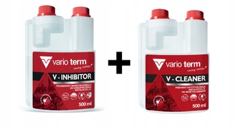 Vario Term set prípravok V-Cleaner 500ml prípravok V-Inhibitor 500ml
